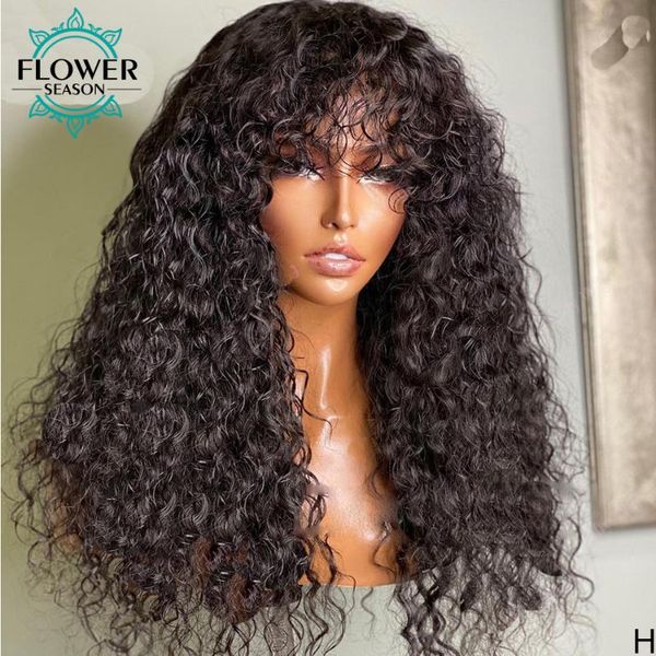 density loose curly brazilian human hair full machine made glueless with bangs for black women flowerseason bulks
density loose curly brazilian human hair full machine made glueless with bangs for black women flowerseason bulks