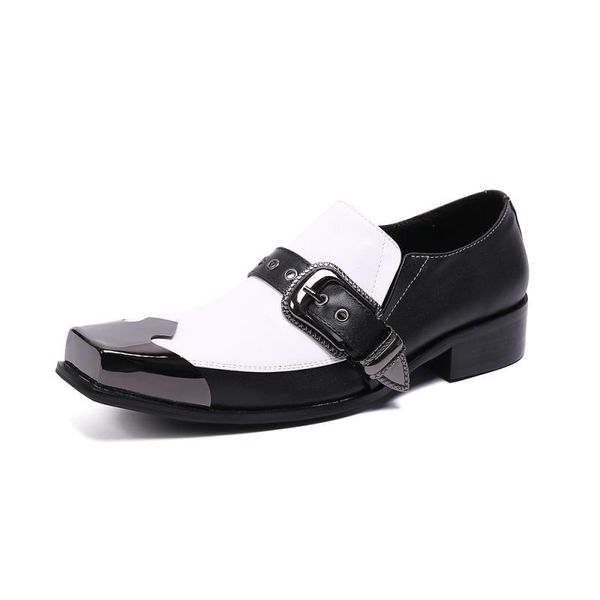 england trendy white leisure party shoes men square toe loafers mens black patent leather slip-on casual size 37-44 dress
england trendy white leisure party shoes men square toe loafers mens black patent leather slip-on casual size 37-44 dress