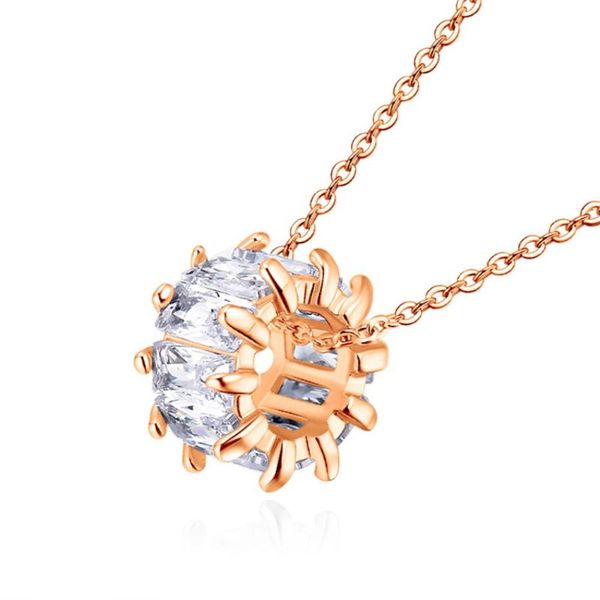 arrival charming 3 colors lucky circle pendant necklace with quality zircon wholesale joyas necklaces, Silver
arrival charming 3 colors lucky circle pendant necklace with quality zircon wholesale joyas necklaces, Silver
