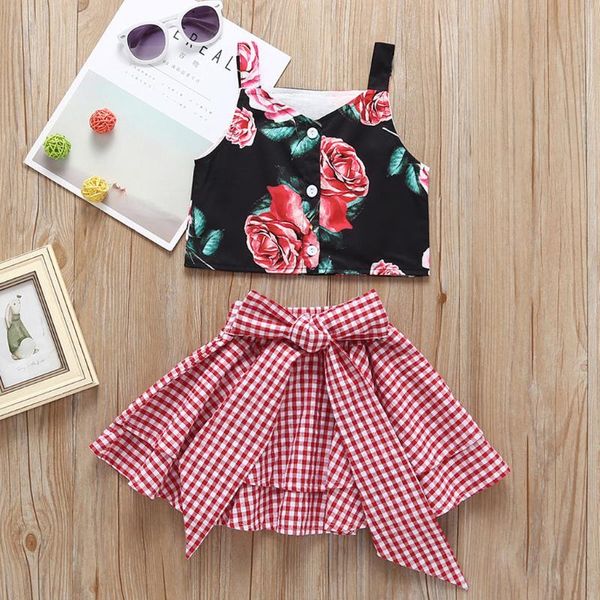 clothing sets kids baby girls summer sleeveless floral vest t-shirt bow plaid skirt outfits toddler girl casual set children clothes 1-, White
clothing sets kids baby girls summer sleeveless floral vest t-shirt bow plaid skirt outfits toddler girl casual set children clothes 1-, White