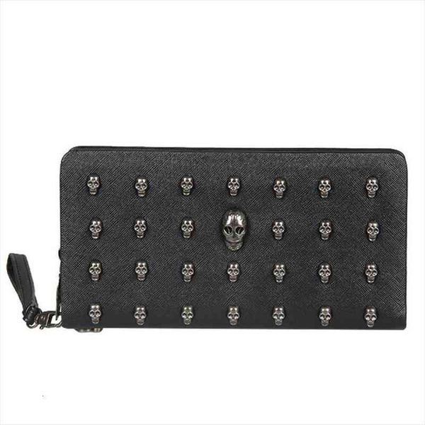 men leather bag skull wallet personality clutch bags rivets pu purse quality zipper card holder punk wallets, Red;black
men leather bag skull wallet personality clutch bags rivets pu purse quality zipper card holder punk wallets, Red;black