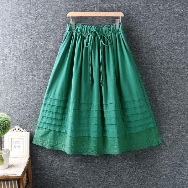 skirts summer fresh elastic waist pleated skirt women solid cotton casual wear, Black
skirts summer fresh elastic waist pleated skirt women solid cotton casual wear, Black