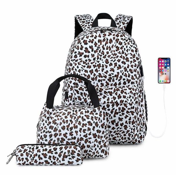 leopard 3pcs/set usb charging women backpack children large-capacity orthopedic school bag for teenage girls printing schoolbags bags
leopard 3pcs/set usb charging women backpack children large-capacity orthopedic school bag for teenage girls printing schoolbags bags