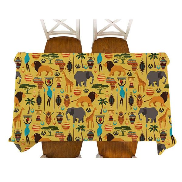 table cloth african style decorative cartoon animal elephant character cotton linen tablecloth dining cover for decor
table cloth african style decorative cartoon animal elephant character cotton linen tablecloth dining cover for decor