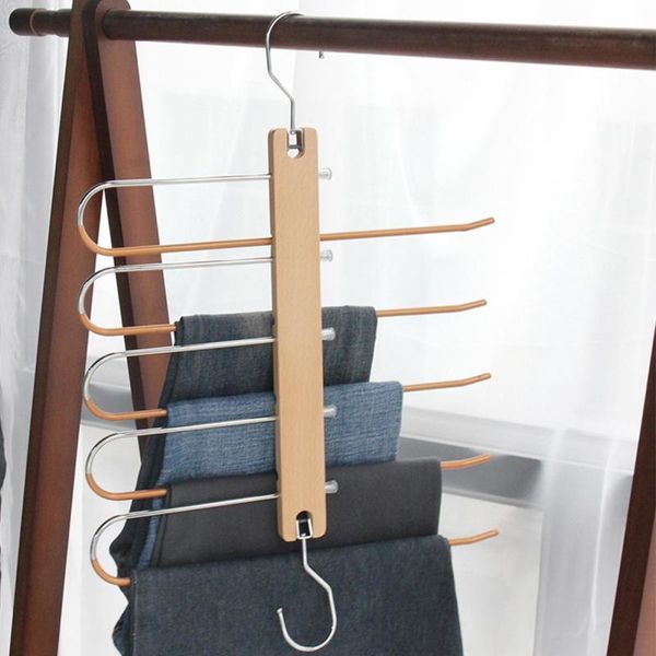 layers wooden hanger trousers pants space saving non slip portable bedroom closet wardrobe laundry room storage rack hangers & racks
layers wooden hanger trousers pants space saving non slip portable bedroom closet wardrobe laundry room storage rack hangers & racks