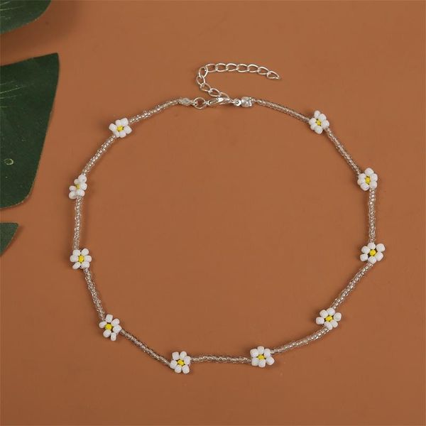 chains korean style fashion ladies handmade beaded white flower necklaces for women girls silver color glass beads chain necklace gifts
chains korean style fashion ladies handmade beaded white flower necklaces for women girls silver color glass beads chain necklace gifts