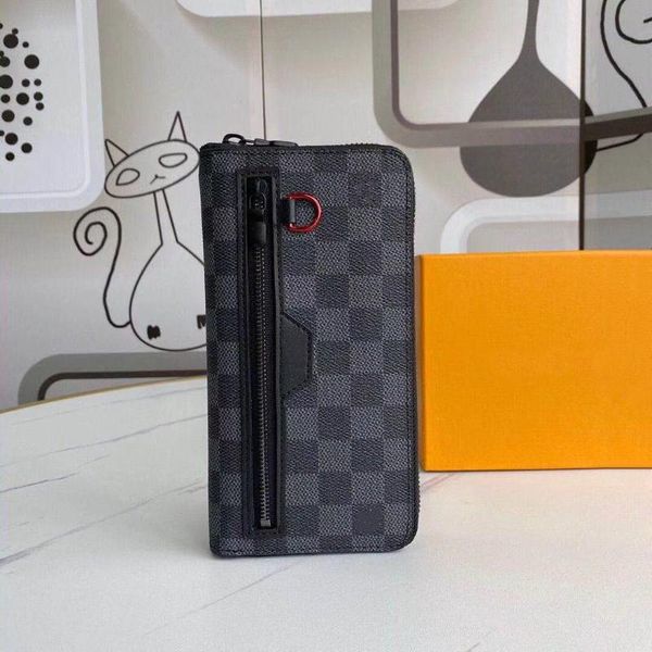 high-end customized leather long wallet european and american fashion versatile wallets, Red;black
high-end customized leather long wallet european and american fashion versatile wallets, Red;black