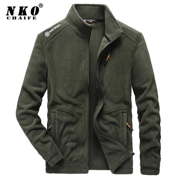 chaifenko winter fleece jacket parka coat men casual bomber military outwear spring thick warm tactical army 211217, Black;brown
chaifenko winter fleece jacket parka coat men casual bomber military outwear spring thick warm tactical army 211217, Black;brown