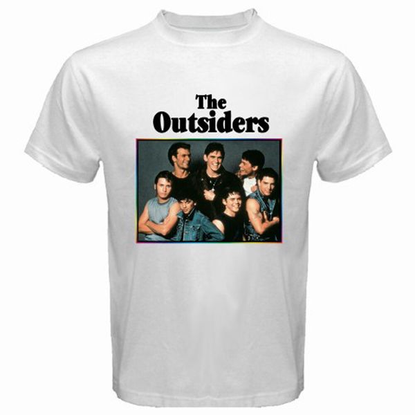new the outsiders 80's drama movie men's white t-shirt size s m xl 2xl 3xl, White;black
new the outsiders 80's drama movie men's white t-shirt size s m xl 2xl 3xl, White;black