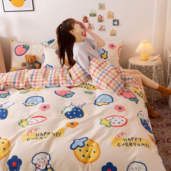 bedding sets 3/4pcs cute cartoon bed sheet set cotton with pillow cover pink twin full size for girls kids quilt
bedding sets 3/4pcs cute cartoon bed sheet set cotton with pillow cover pink twin full size for girls kids quilt