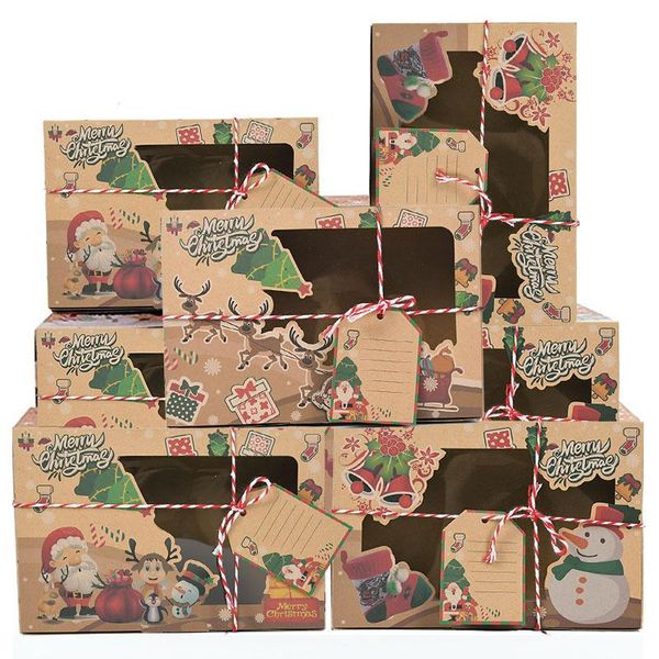 gift wrap 9 pieces xmas boxes christmas project packaging paper box santa claus design with clear window customize name tag 22 cm
gift wrap 9 pieces xmas boxes christmas project packaging paper box santa claus design with clear window customize name tag 22 cm