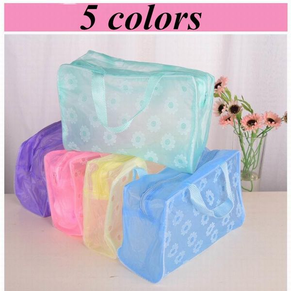 storage bags 5 color floral pvc waterproof cosmetic with large capacity convenient travel toiletries holographic packaging
storage bags 5 color floral pvc waterproof cosmetic with large capacity convenient travel toiletries holographic packaging