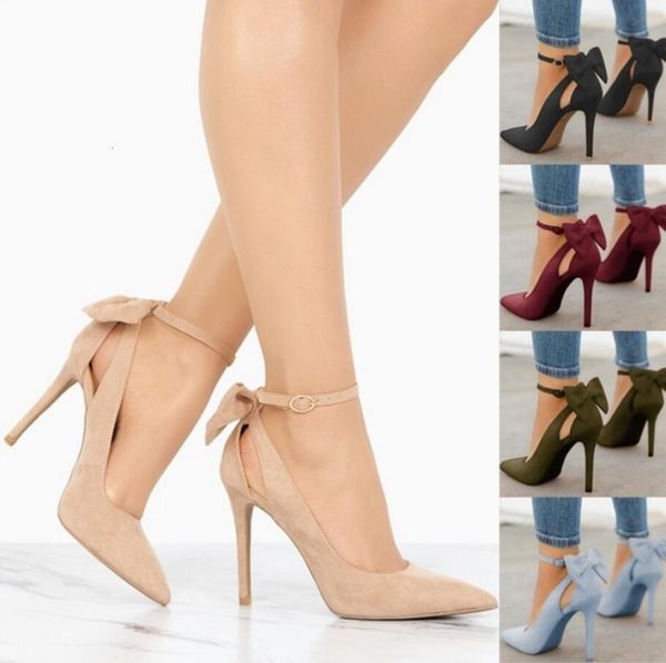 shoe fine women's stiletto high heels, red suede wine rear end punch with cute lace, party shoes plus size 34 to 43, Black
shoe fine women's stiletto high heels, red suede wine rear end punch with cute lace, party shoes plus size 34 to 43, Black