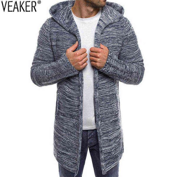 2020 new men's long hooded sweatercoat male solid color autumn sweatercoat outerwear casual cardigans knitwear m-2xl y1106, Black;brown
2020 new men's long hooded sweatercoat male solid color autumn sweatercoat outerwear casual cardigans knitwear m-2xl y1106, Black;brown