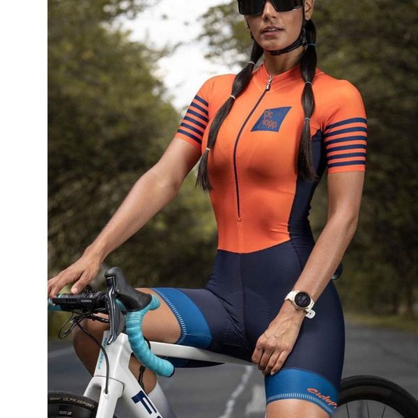 2021ciclopp summer women's short-sleeved triathlon skating suit mountain team self-cultivation breathable cycling suit, racing sets, Black;blue
2021ciclopp summer women's short-sleeved triathlon skating suit mountain team self-cultivation breathable cycling suit, racing sets, Black;blue