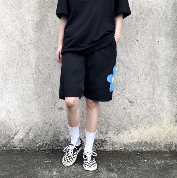 harajuku casual loose straight womens shorts student fashion korean vintage flower print jogger sports, White;black
harajuku casual loose straight womens shorts student fashion korean vintage flower print jogger sports, White;black