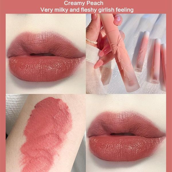 lip gloss 270a matte glaze waterproof lasting not easy to fade lipgloss nonstick cup liquid lipstick makeup cosmetics for womens
lip gloss 270a matte glaze waterproof lasting not easy to fade lipgloss nonstick cup liquid lipstick makeup cosmetics for womens