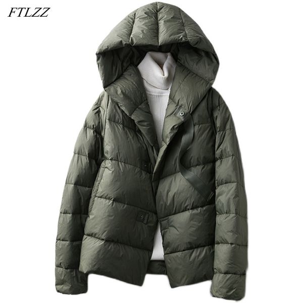 winter women hooded short down coat 90% ultra light white duck jacket casual loose warm snow outwear 210423, Black
winter women hooded short down coat 90% ultra light white duck jacket casual loose warm snow outwear 210423, Black