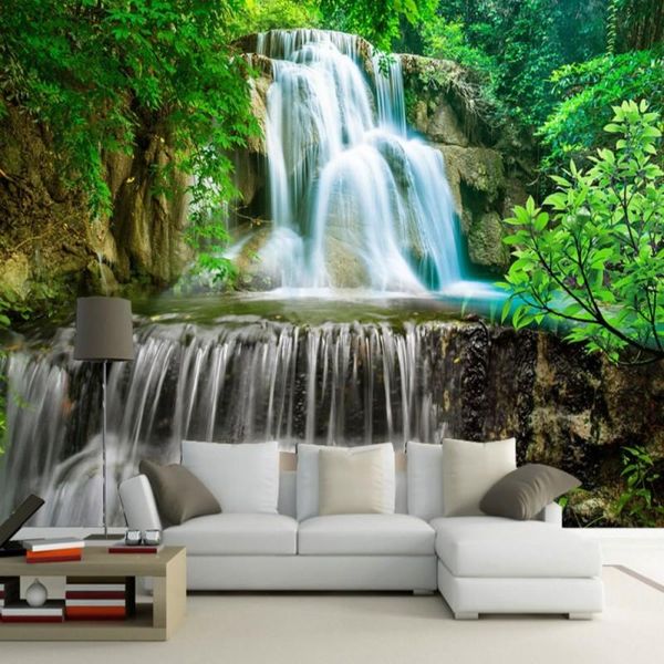 wallpapers drop colomac custom wallpaper green forest water flowing beautiful scenery jungle wall murals papel de pared 
wallpapers drop colomac custom wallpaper green forest water flowing beautiful scenery jungle wall murals papel de pared