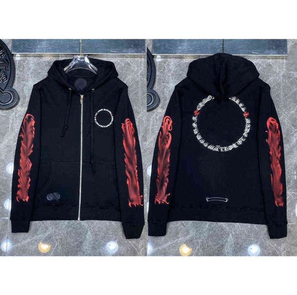 quality hoodie classic ch zipper autumn winter luxury fashion sweatshirts designer mens sweater horseshoe phantom cross print hooded woman, Black
quality hoodie classic ch zipper autumn winter luxury fashion sweatshirts designer mens sweater horseshoe phantom cross print hooded woman, Black