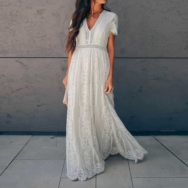 women's tanks & camis vintage floral maxi lace dresses women deep v neck short sleeve lady summer vestidos wihte long floor-length part, White
women's tanks & camis vintage floral maxi lace dresses women deep v neck short sleeve lady summer vestidos wihte long floor-length part, White
