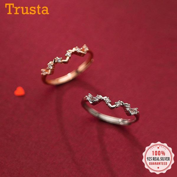 trustdavis real 925 sterling silver fashion sweet waves dazzling cz opening ring for women valentine's day fine jewelry db151 cluster r, Golden;silver
trustdavis real 925 sterling silver fashion sweet waves dazzling cz opening ring for women valentine's day fine jewelry db151 cluster r, Golden;silver
