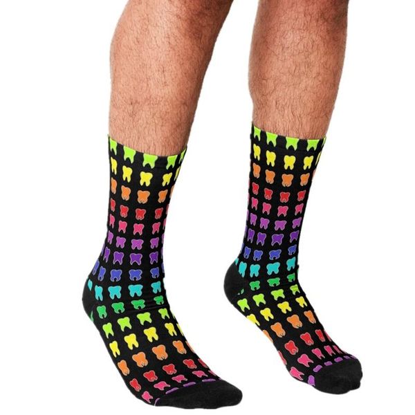 funny men's socks rainbow personality teeth pattern printed hip hop men happy cute boys street style crazy for, Black
funny men's socks rainbow personality teeth pattern printed hip hop men happy cute boys street style crazy for, Black
