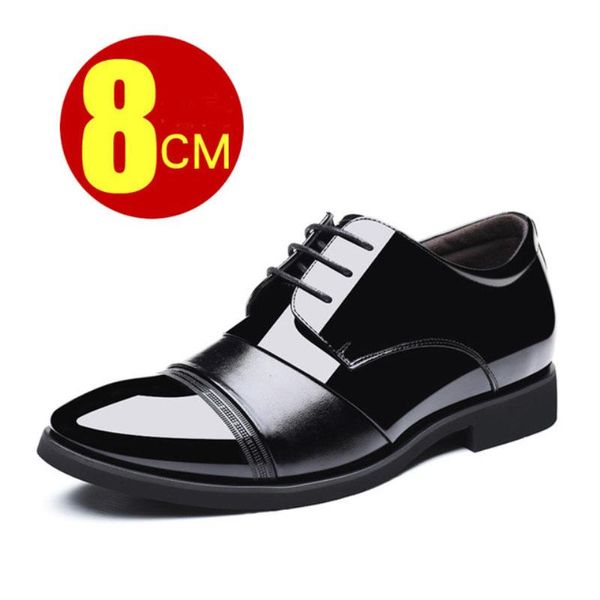 cm internal increased men casual business shoes invisible heel lace up wedding formal elevator footwear dress, Black
cm internal increased men casual business shoes invisible heel lace up wedding formal elevator footwear dress, Black