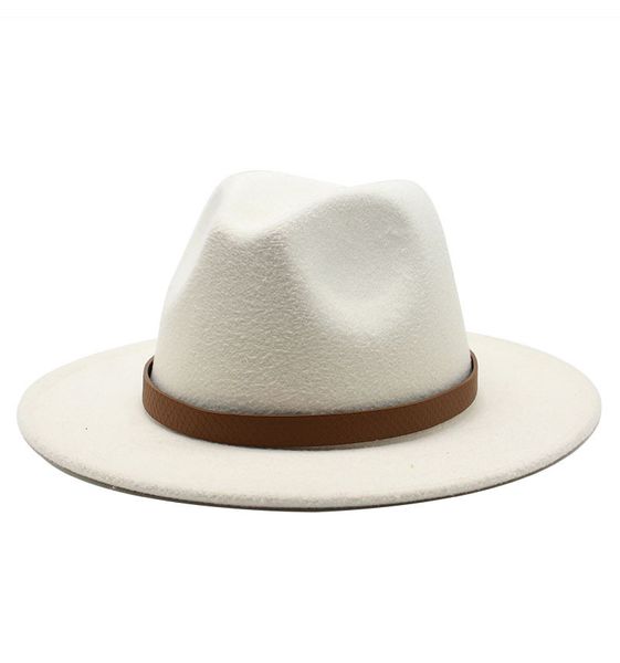 berets autumn winter sun hat women men fedora classical wide brim felt floppy cloche cap chapeau white/black imitation wool kvf8, Blue;gray
berets autumn winter sun hat women men fedora classical wide brim felt floppy cloche cap chapeau white/black imitation wool kvf8, Blue;gray