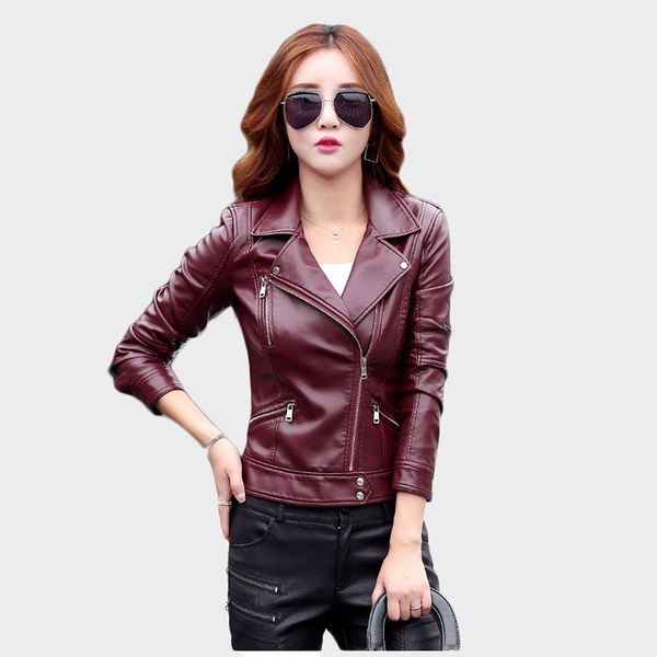 women's leather & faux 2021 elegant women blazer coat ladies short jacket autumn outwear youth clothing 116, Black
women's leather & faux 2021 elegant women blazer coat ladies short jacket autumn outwear youth clothing 116, Black