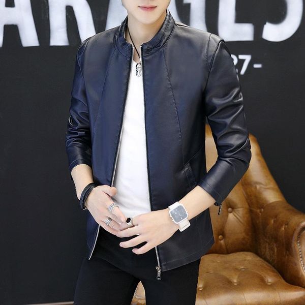 2021men autumn outfit fashion biker pocket design puleather jacket men spring motorcycle causal vintage leather coat men's fur & faux, Black
2021men autumn outfit fashion biker pocket design puleather jacket men spring motorcycle causal vintage leather coat men's fur & faux, Black