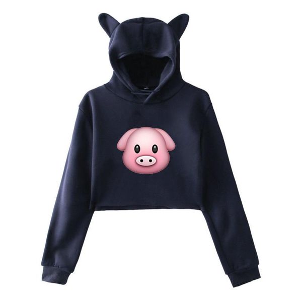 women's hoodies & sweatshirts cute pig print women cat high waist long sleeve autumn winter ear pullovers y2k young girls-clothing, Black
women's hoodies & sweatshirts cute pig print women cat high waist long sleeve autumn winter ear pullovers y2k young girls-clothing, Black