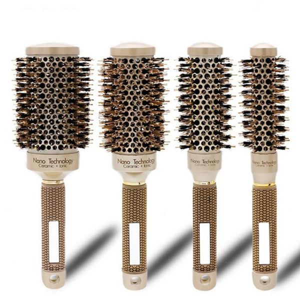 professional salon styling tools round hair comb hairdressing magic curling brushes ceramic iron barrel, Silver
professional salon styling tools round hair comb hairdressing magic curling brushes ceramic iron barrel, Silver