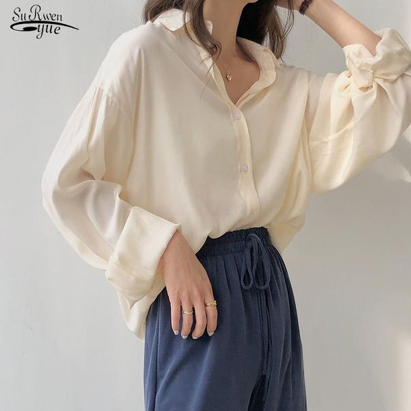 women's blouses & shirts spring fashion plus size vintage blouse women button up solid shirt apricot lady long sleeves female loose str, White
women's blouses & shirts spring fashion plus size vintage blouse women button up solid shirt apricot lady long sleeves female loose str, White
