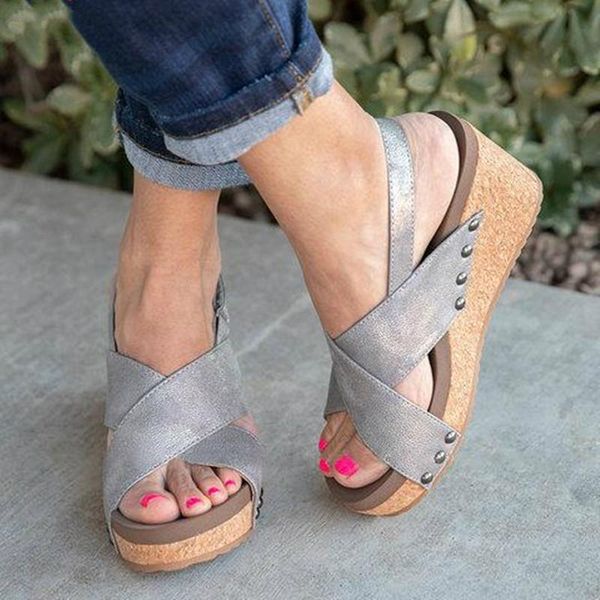 plus size 35-43 women sandals wedges high heel shoes woman platform casual sandalias mujer 2021 ladies, Black
plus size 35-43 women sandals wedges high heel shoes woman platform casual sandalias mujer 2021 ladies, Black
