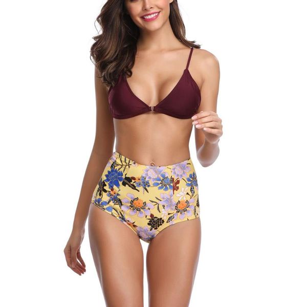 halter biquini bathing suit female swimsuit high waist plus size swimwear women bikinis swimming for women's, White;black
halter biquini bathing suit female swimsuit high waist plus size swimwear women bikinis swimming for women's, White;black