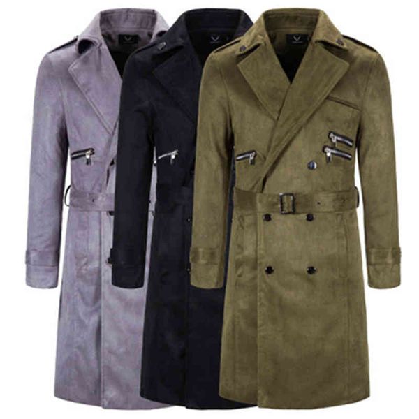 men's wool & man woolen blends coat fashion trend sleeve cardigan double breasted windbreaker outerwear designer male winter casual lap, Black
men's wool & man woolen blends coat fashion trend sleeve cardigan double breasted windbreaker outerwear designer male winter casual lap, Black