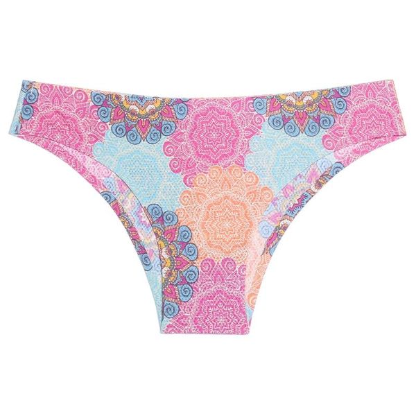 women low rise seamless thong underwear floral no show panties stretch briefs women's, Black;pink
women low rise seamless thong underwear floral no show panties stretch briefs women's, Black;pink