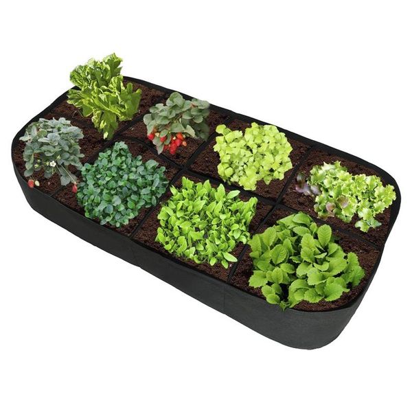 planters & pots fabric garden plant bed, 8-hole rectangular planting container bag planter potted plant, flower, vegetable
planters & pots fabric garden plant bed, 8-hole rectangular planting container bag planter potted plant, flower, vegetable