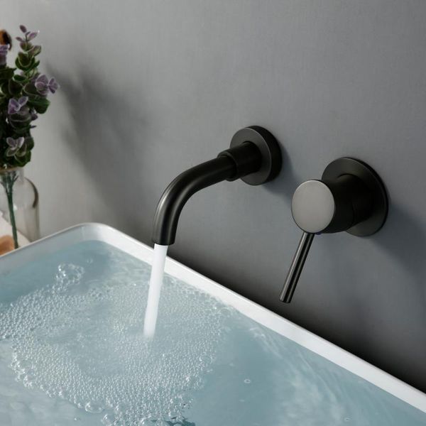 bathroom sink faucets gunmetal black bath brass wall mounted basin faucet sigle handle mixer tap and cold 150/210/260mm
bathroom sink faucets gunmetal black bath brass wall mounted basin faucet sigle handle mixer tap and cold 150/210/260mm