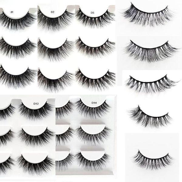 3 pairs mink eyelashes natural long makeup false 3d lashes eyelash1
3 pairs mink eyelashes natural long makeup false 3d lashes eyelash1
