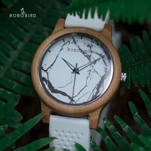 wristwatches bobo bird wooden watch men marble style dial quartz wristwatch silicone strap drop in gift box relogio masculinon, Slivery;brown
wristwatches bobo bird wooden watch men marble style dial quartz wristwatch silicone strap drop in gift box relogio masculinon, Slivery;brown