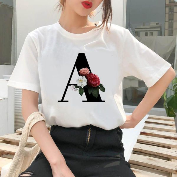 women's t-shirt woman tshirts summer letter printed women harajuku short-sleeved o-neck tees shirt girl tee femme tshirt, White
women's t-shirt woman tshirts summer letter printed women harajuku short-sleeved o-neck tees shirt girl tee femme tshirt, White