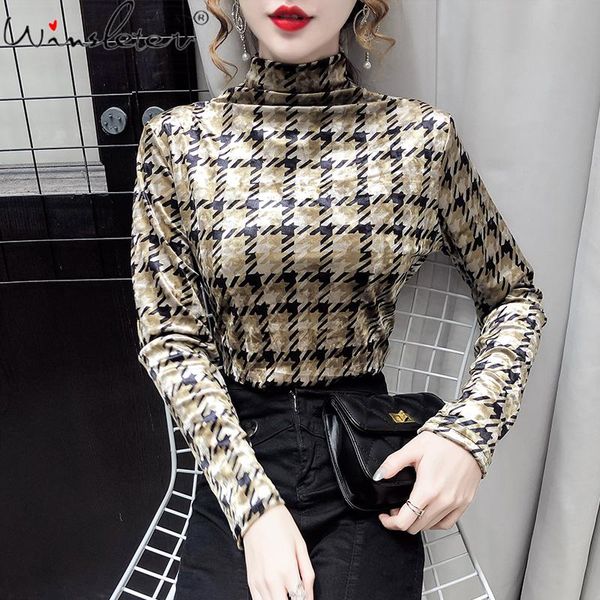 women's t-shirt spring fall european style girls fashion turtleneck velvet printing women long sleeve tees 2021 t12303a, White
women's t-shirt spring fall european style girls fashion turtleneck velvet printing women long sleeve tees 2021 t12303a, White