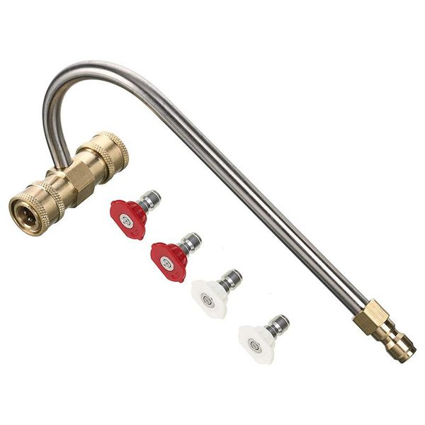 car washer sink cleaner attachment for pressure washers, 4 nozzle tips, 1/4 inch quick connect, 4000 psi
car washer sink cleaner attachment for pressure washers, 4 nozzle tips, 1/4 inch quick connect, 4000 psi