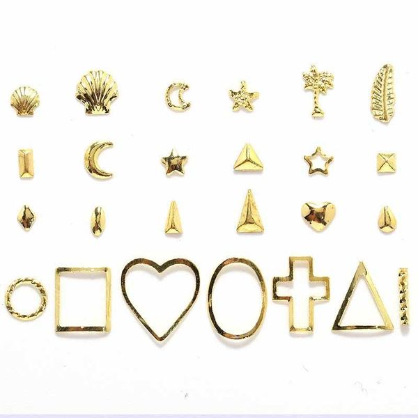 metal nail art decoration accessories 100pcs/bag gold electroplating process fashion sticker nails salon design decorations, Silver;gold
metal nail art decoration accessories 100pcs/bag gold electroplating process fashion sticker nails salon design decorations, Silver;gold