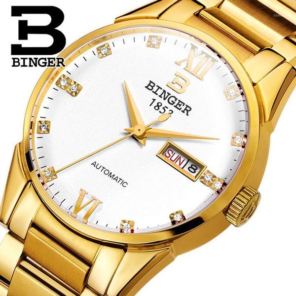 switzerland binger military sports automatic mechanical watch men sapphire full steel strap mens relogio saat wristwatches, Slivery;brown
switzerland binger military sports automatic mechanical watch men sapphire full steel strap mens relogio saat wristwatches, Slivery;brown