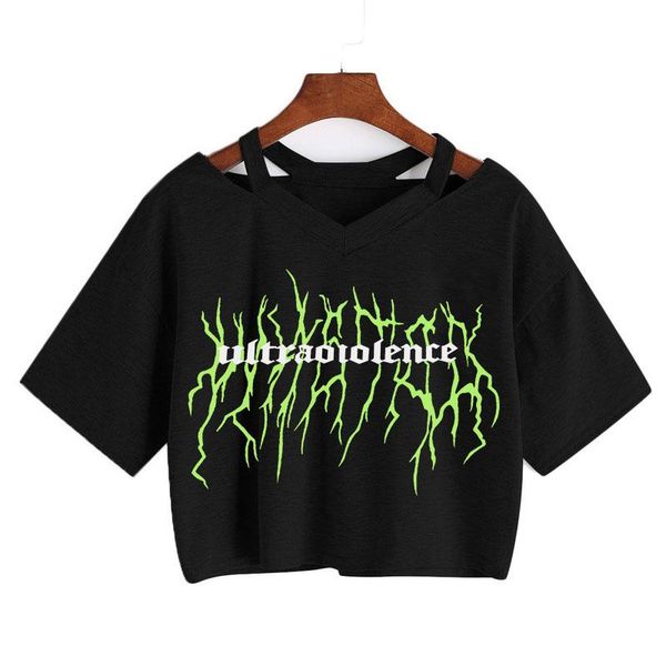 punk gothic t-shirts loose streetwear harajuku letter print crop summer female short sleeve casual vintage v-neck tee women's t-sh, White
punk gothic t-shirts loose streetwear harajuku letter print crop summer female short sleeve casual vintage v-neck tee women's t-sh, White