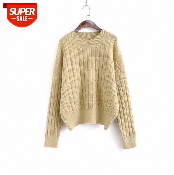 011686 twist sweater women loose pullover round neck long-sleeved #o52e, Black;gray
011686 twist sweater women loose pullover round neck long-sleeved #o52e, Black;gray
