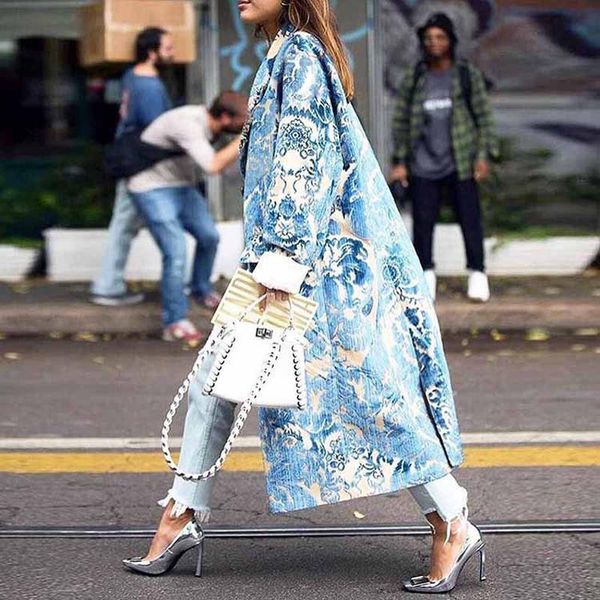 women's wool & blends elegant print women long winter blend coat loose wide-waist single breasted and jacket plus size outerwear 2021, Black
women's wool & blends elegant print women long winter blend coat loose wide-waist single breasted and jacket plus size outerwear 2021, Black